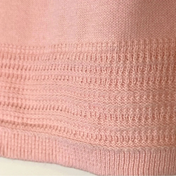 Talbots Light Pink Pastel 100% Cotton Cardigan - Size MP - Picture 5 of 5